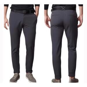 Mack Waldon Radius Flex Jogger Pants Casual Grey Asphalt Stretch Men's L